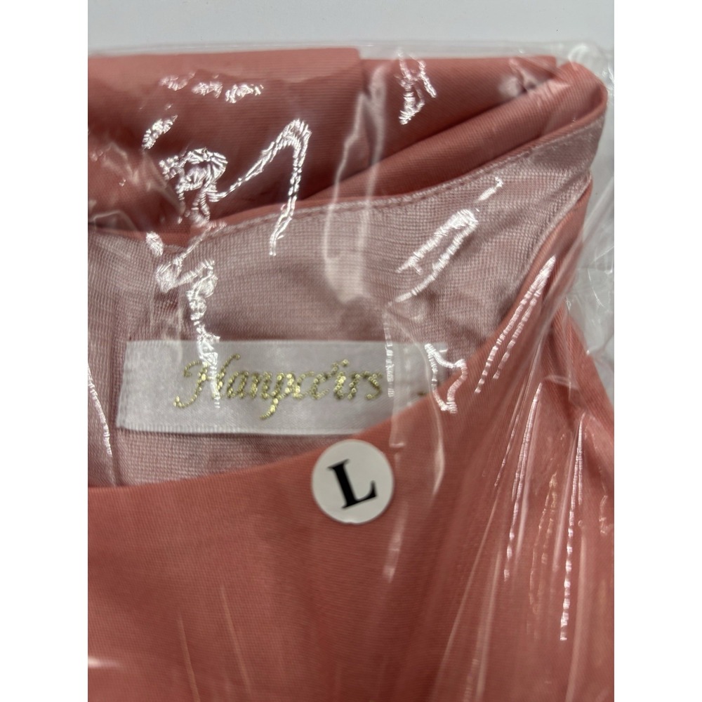 Hanpceirs Women's Retro Boatneck Sleeveless 1950s Cocktail Dress Blush Size L - Picture 6 of 9